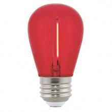  5332000 - 2W S14 Filament LED Red E26 (Medium) Base, 120 Volt, Box