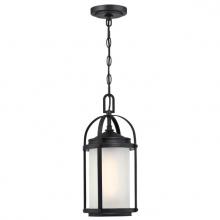  6578500 - Pendant Matte Black Finish Frosted Glass