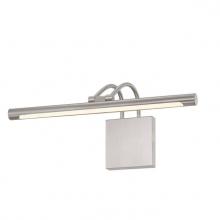  7501500 - 17 in. 15W Hardwire Adjustable Dimmable LED Picture Light Brushed Nickel Finish, 3000K