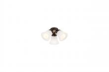  KG400FB - 3-Light French Beige White Glass LED