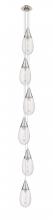  106-450-1P-SN-G450-6SCL - Malone - 6 Light - 8 inch - Brushed Satin Nickel - Multi Pendant