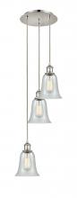 Innovations Lighting 113B-3P-PN-G2812 - Hanover - 3 Light - 13 inch - Polished Nickel - Cord Hung - Multi Pendant