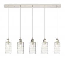  125B-5P-PN-G434-7DE - Crown Point - 5 Light - 37 inch - Polished Nickel - Linear Pendant