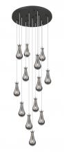  132BK-451-1P-PN-G451-5SM-20 - Owego - 13 Light - 32 inch - Polished Nickel - Multi Pendant