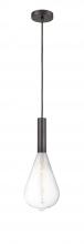  198-1P-OB-BB164LED - Edison - 1 Light - 7 inch - Oil Rubbed Bronze - Cord hung - Mini Pendant