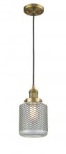 Innovations Lighting 201C-BB-G262 - Stanton - 1 Light - 6 inch - Brushed Brass - Cord hung - Mini Pendant