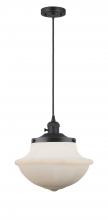 Innovations Lighting 201CSW-BK-G541 - Oxford - 1 Light - 12 inch - Matte Black - Cord hung - Mini Pendant