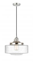  201CSW-PN-G694-12 - Bridgeton - 1 Light - 16 inch - Polished Nickel - Cord hung - Mini Pendant