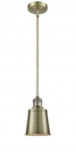  201S-AB-M9-AB - Addison - 1 Light - 5 inch - Antique Brass - Stem Hung - Mini Pendant