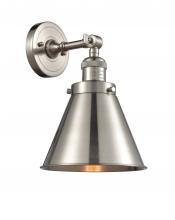  203-SN-M13-SN - Appalachian - 1 Light - 8 inch - Brushed Satin Nickel - Sconce