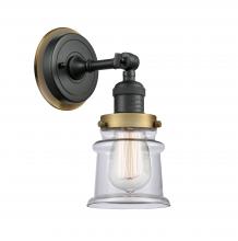  203BK-BPBB-HRBB-G182S - Canton - 1 Light - 5 inch - Matte Black - Sconce