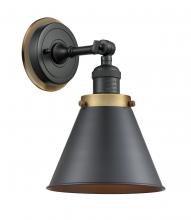  203BK-BPBB-HRBB-M13-BK - Appalachian - 1 Light - 8 inch - Matte Black - Sconce