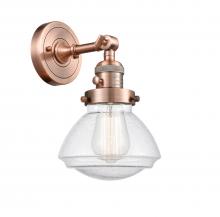  203SW-AC-G324 - Olean - 1 Light - 7 inch - Antique Copper - Sconce