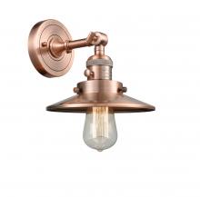  203SW-AC-M3 - Railroad - 1 Light - 8 inch - Antique Copper - Sconce