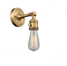  203SW-BB - Bare Bulb - 1 Light - 5 inch - Brushed Brass - Sconce