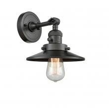  203SW-OB-M5-LED - Railroad - 1 Light - 8 inch - Oil Rubbed Bronze - Sconce