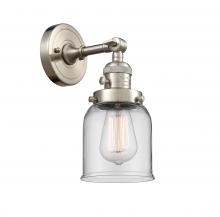  203SW-SN-G52-LED - Bell - 1 Light - 5 inch - Brushed Satin Nickel - Sconce