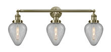  205-AB-G165 - Geneseo - 3 Light - 32 inch - Antique Brass - Bath Vanity Light