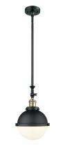  206-BAB-HFS-81-BK - Hampden - 1 Light - 9 inch - Black Antique Brass - Stem Hung - Mini Pendant