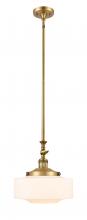  206-BB-G691-12 - Bridgeton - 1 Light - 12 inch - Brushed Brass - Stem Hung - Mini Pendant