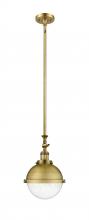  206-BB-HFS-84-BB - Hampden - 1 Light - 9 inch - Brushed Brass - Stem Hung - Mini Pendant