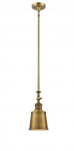  206-BB-M9-BB - Addison - 1 Light - 5 inch - Brushed Brass - Stem Hung - Mini Pendant