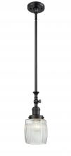 Innovations Lighting 206-BK-G302 - Colton - 1 Light - 6 inch - Matte Black - Stem Hung - Mini Pendant