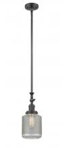  206-OB-G262 - Stanton - 1 Light - 6 inch - Oil Rubbed Bronze - Stem Hung - Mini Pendant