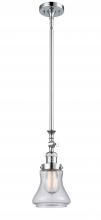  206-PC-G194 - Bellmont - 1 Light - 6 inch - Polished Chrome - Stem Hung - Mini Pendant