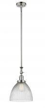  206-PN-G222 - Seneca Falls - 1 Light - 10 inch - Polished Nickel - Stem Hung - Mini Pendant