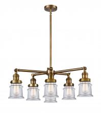  207-6CR-BB-G182S - Small Canton 6 Light Chandelier