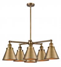  207-6CR-BB-M13-BB - Appalachian 6 Light Chandelier