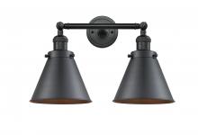  208-BK-M13-BK - Appalachian - 2 Light - 18 inch - Matte Black - Bath Vanity Light