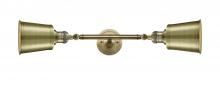  208L-AB-M9-AB - Addison - 2 Light - 5 inch - Antique Brass - Bath Vanity Light