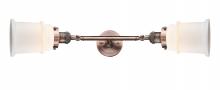  208L-AC-G181 - Canton - 2 Light - 6 inch - Antique Copper - Bath Vanity Light