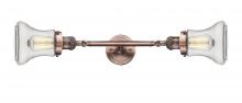 Innovations Lighting 208L-AC-G192 - Bellmont - 2 Light - 6 inch - Antique Copper - Bath Vanity Light