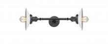  208L-OB-G1 - Halophane - 2 Light - 9 inch - Oil Rubbed Bronze - Bath Vanity Light