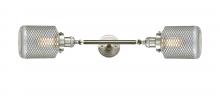  208L-SN-G262 - Stanton - 2 Light - 6 inch - Brushed Satin Nickel - Bath Vanity Light