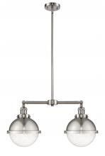  209-SN-HFS-84-SN - Hampden - 2 Light - 18 inch - Brushed Satin Nickel - Stem Hung - Island Light