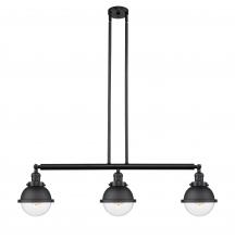  213-BK-HFS-62-BK - Hampden - 3 Light - 40 inch - Matte Black - Stem Hung - Island Light