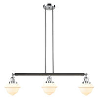 Innovations Lighting 213-PC-G531 - Oxford - 3 Light - 40 inch - Polished Chrome - Stem Hung - Island Light