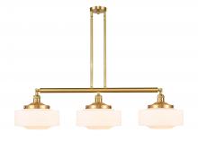  213-SG-G691-12 - Bridgeton - 3 Light - 44 inch - Satin Gold - Stem Hung - Island Light