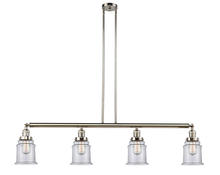  214-PN-G182-LED - Canton - 4 Light - 51 inch - Polished Nickel - Stem Hung - Island Light