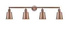  215-AC-M9-AC - Addison - 4 Light - 42 inch - Antique Copper - Bath Vanity Light