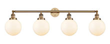 Innovations Lighting 215-BB-G201-8 - Beacon - 4 Light - 44 inch - Brushed Brass - Bath Vanity Light