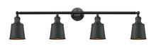  215-BK-M9-BK - Addison - 4 Light - 42 inch - Matte Black - Bath Vanity Light