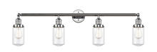  215-PC-G312 - Dover - 4 Light - 43 inch - Polished Chrome - Bath Vanity Light