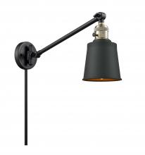  237-BAB-M9-BK - Addison - 1 Light - 8 inch - Black Antique Brass - Swing Arm