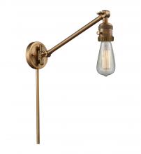  237-BB - Bare Bulb - 1 Light - 5 inch - Brushed Brass - Swing Arm