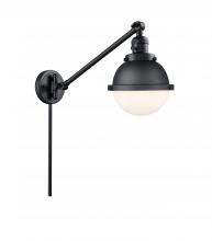  237-BK-HFS-61-BK - Hampden - 1 Light - 7 inch - Matte Black - Swing Arm